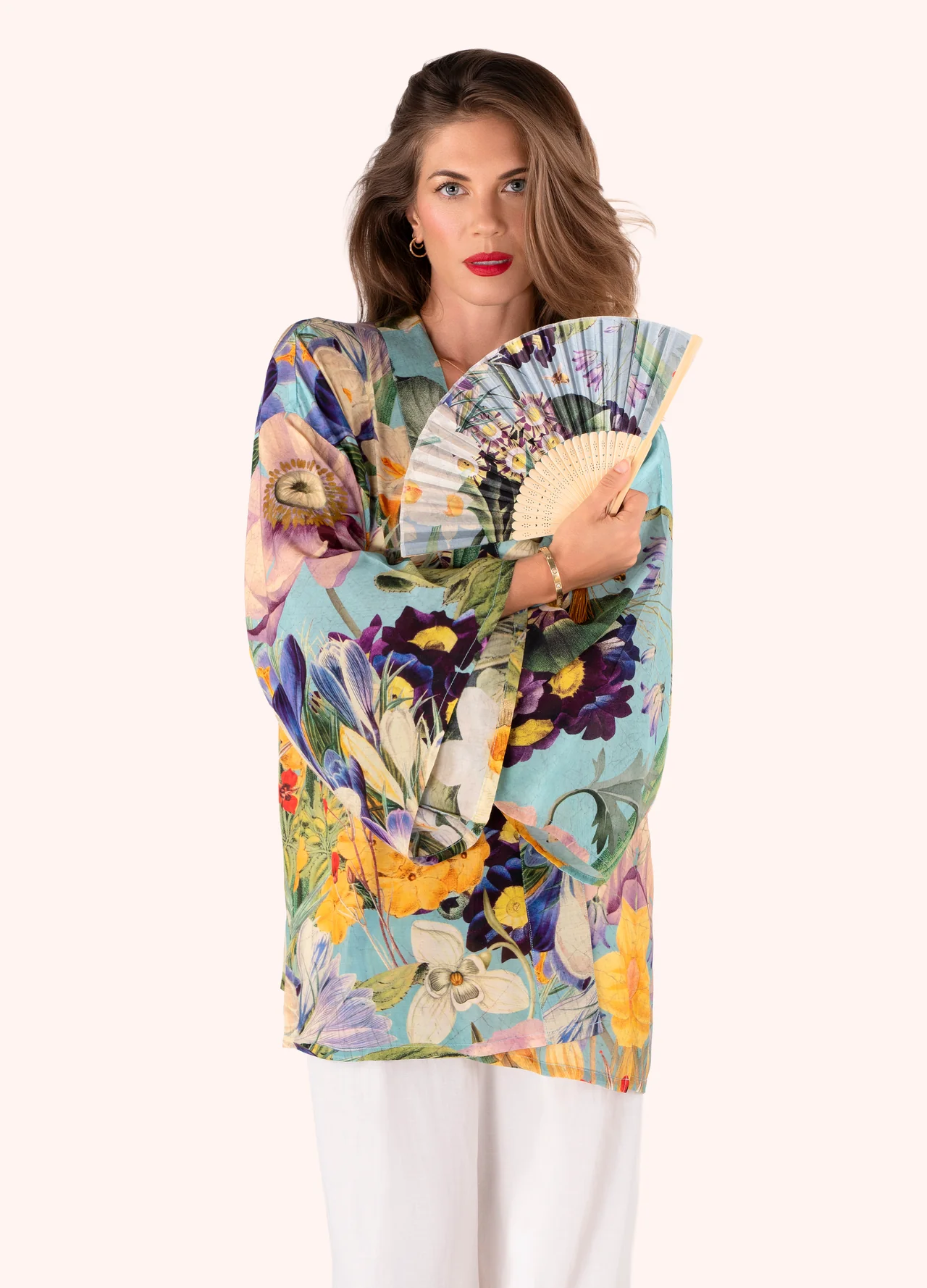 Powder Kimono Jacket - Spring Flora Powder Kimono Jacket - Spring Flora
