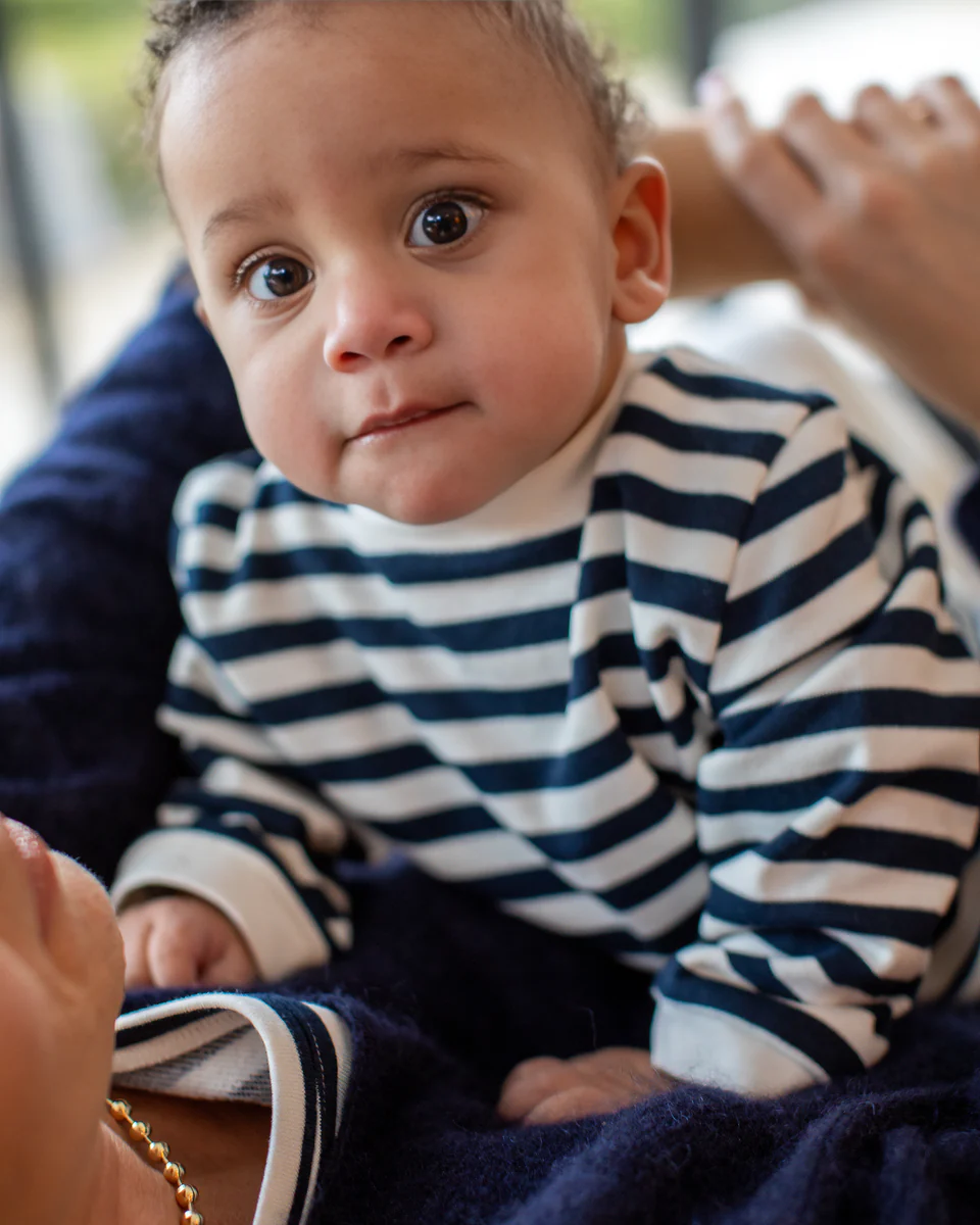 Chalk Hoglet Stripe Set Navy/Ecru Chalk Hoglet Stripe Set Navy/Ecru