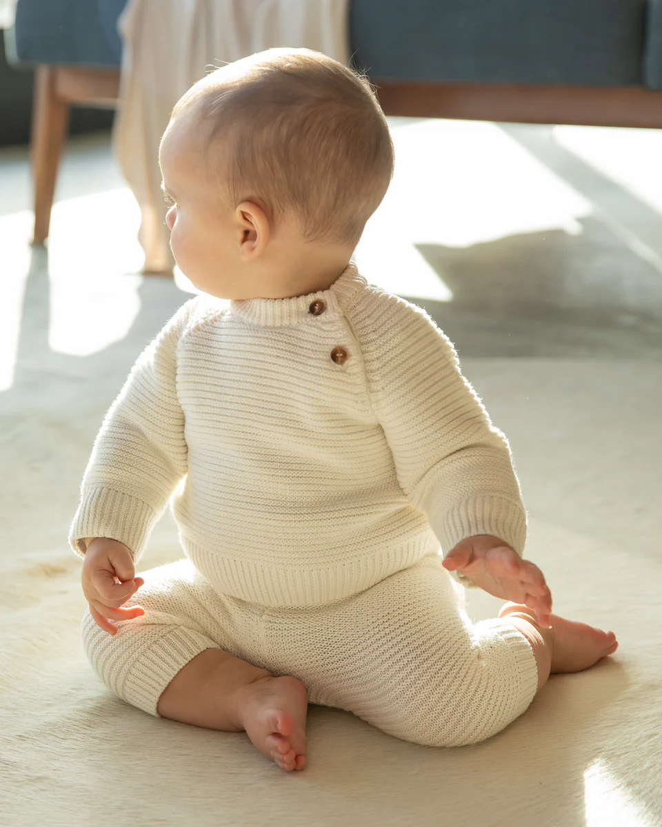 Chalk Pony Set Off White 3-6months Chalk Pony Set Off White 3-6months