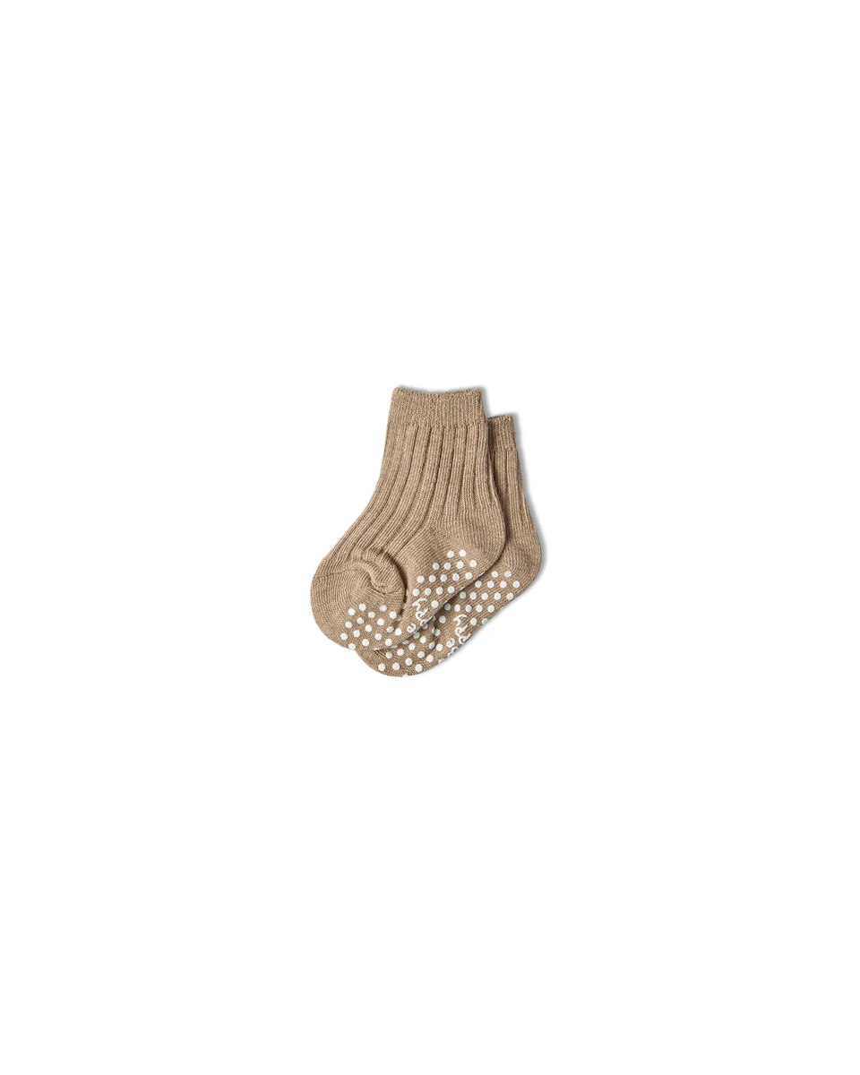 Chalk Be Happy Baby Socks - Biscuit Chalk Be Happy Baby Socks - Biscuit