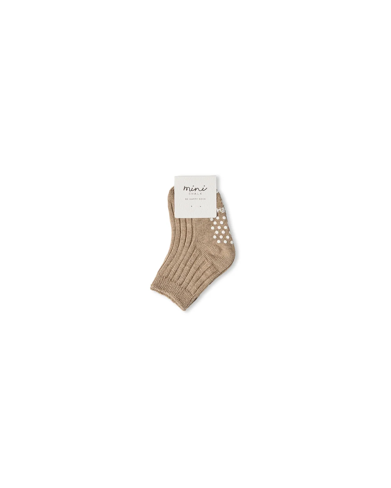 Chalk Be Happy Baby Socks - Biscuit Chalk Be Happy Baby Socks - Biscuit