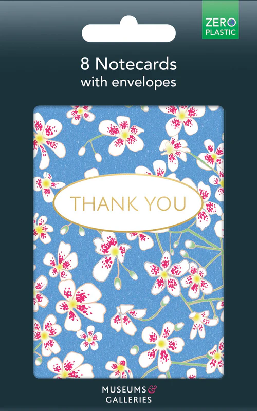 Emily Burningham Saxifrage Thank You Notecards - 8 Pack Emily Burningham Saxifrage Thank You Notecards - 8 Pack