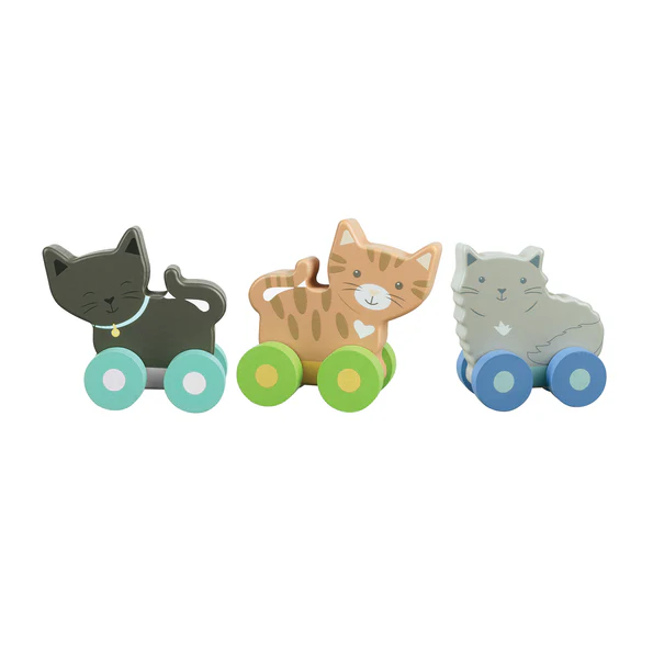 Orange Tree Toys Kitty Push Toys Set of 3 Orange Tree Toys Kitty Push Toys Set of 3