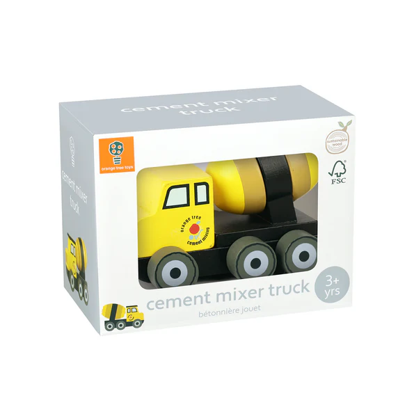 Orange Tree Toys Cement Mixer Truck Orange Tree Toys Cement Mixer Truck