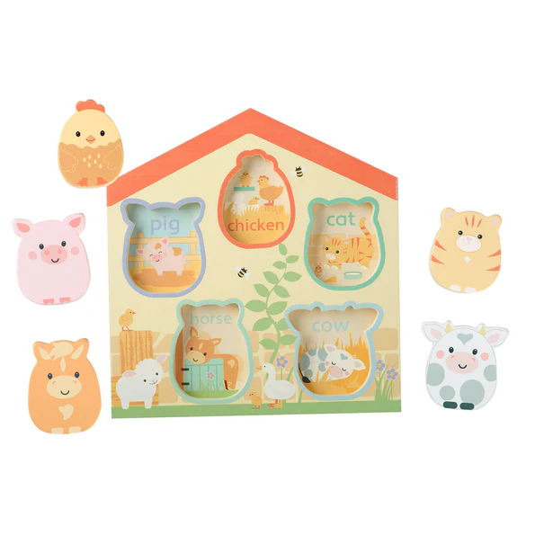 Orange Tree Toys Farmyard Barn Puzzle Orange Tree Toys Farmyard Barn Puzzle