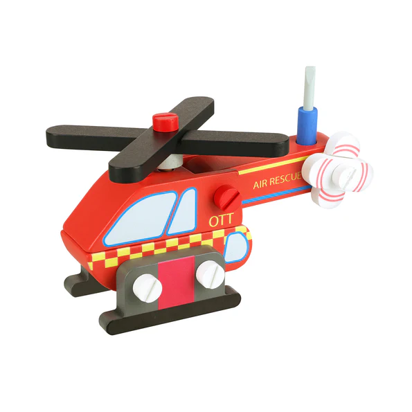 Orange Tree Toys Buildable Helicopter Orange Tree Toys Buildable Helicopter