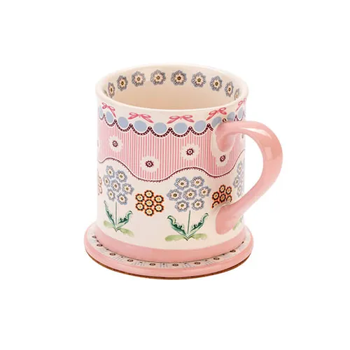 Cath Kidston Spitalfields Mug & Coaster Set Cath Kidston Spitalfields Mug & Coaster Set