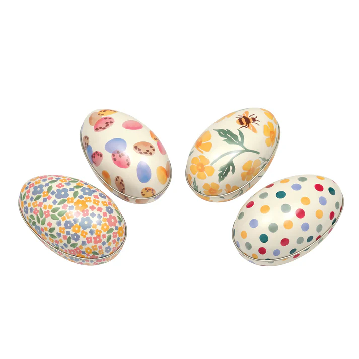 Emma Bridgewater Medium Egg Tin with Milk Chocolate Eggs 75g Emma Bridgewater Medium Egg Tin with Milk Chocolate Eggs 75g