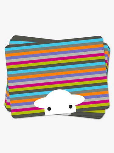 Herdy Peep Stripe Tablemat Set of 4 Herdy Peep Stripe Tablemat Set of 4