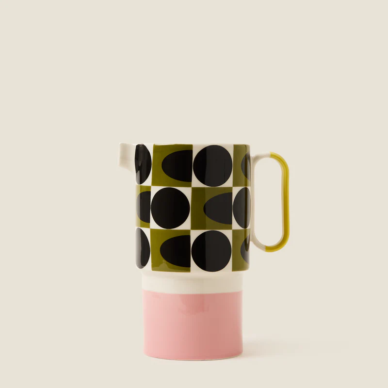Orla Kiely Spot Square Oval Pitcher Jug Orla Kiely Spot Square Oval Pitcher Jug