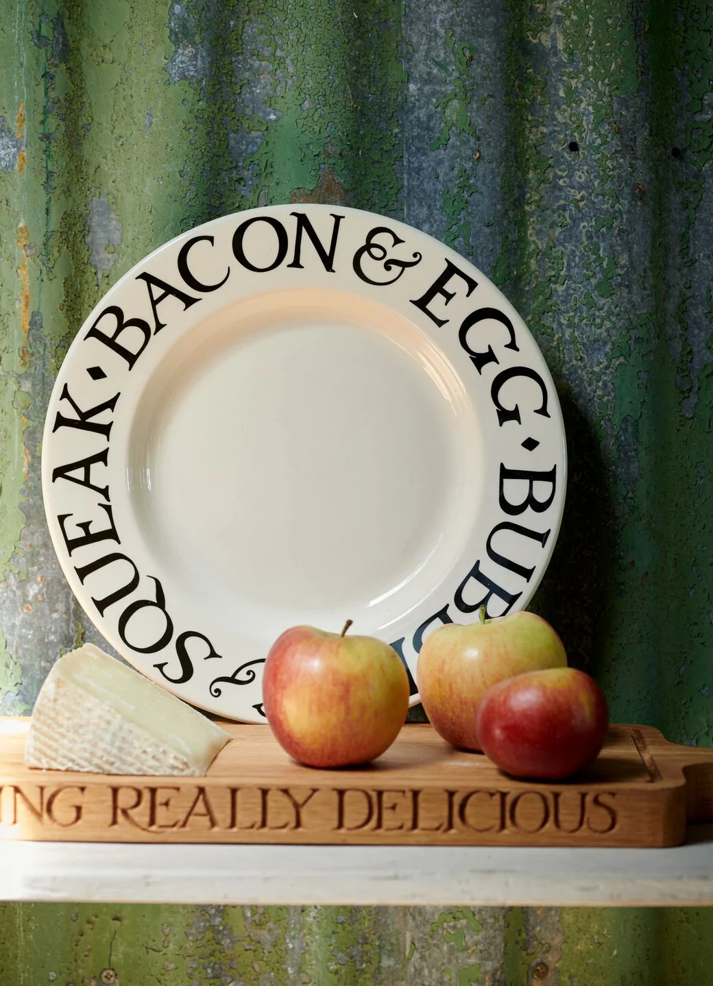 Emma Bridgewater Black Toast Bacon & Egg Large Dinner Plate 10.5 Inch Emma Bridgewater Black Toast Bacon & Egg Large Dinner Plate 10.5 Inch