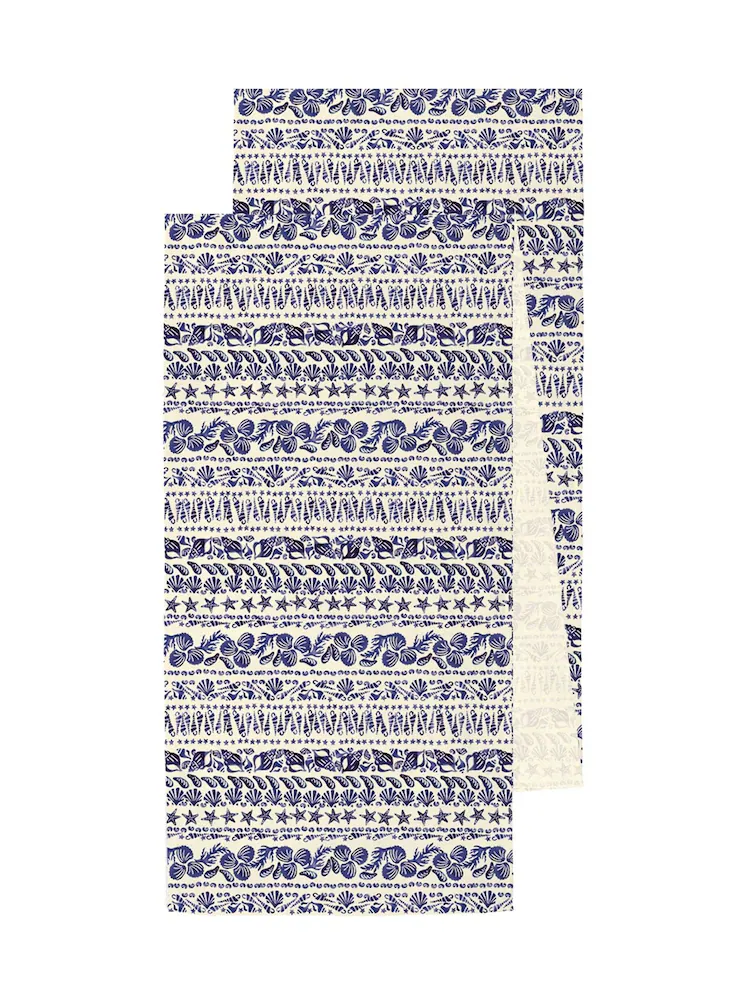 Emma Bridgewater Blue Shells Table Runner Emma Bridgewater Blue Shells Table Runner