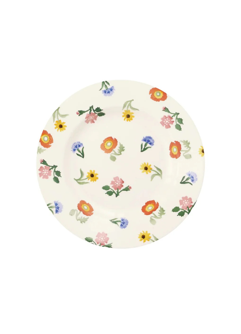 Emma Bridgewater Poppies & Pinks Medium Dinner Plate 8.5 Inch Emma Bridgewater Poppies & Pinks Medium Dinner Plate 8.5 Inch