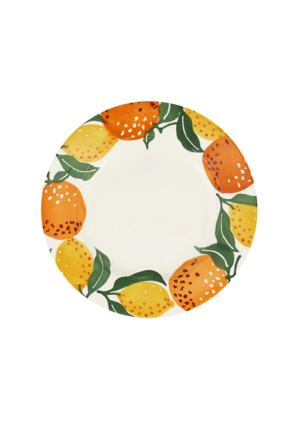 Emma Bridgewater Oranges & Lemons Medium Dinner Plate 8.5 Inch Emma Bridgewater Oranges & Lemons Medium Dinner Plate 8.5 Inch
