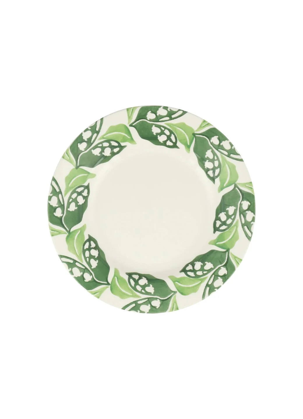 Emma Bridgewater Lily Of The Valley Medium Dinner Plate 8.5 Inch Emma Bridgewater Lily Of The Valley Medium Dinner Plate 8.5 Inch
