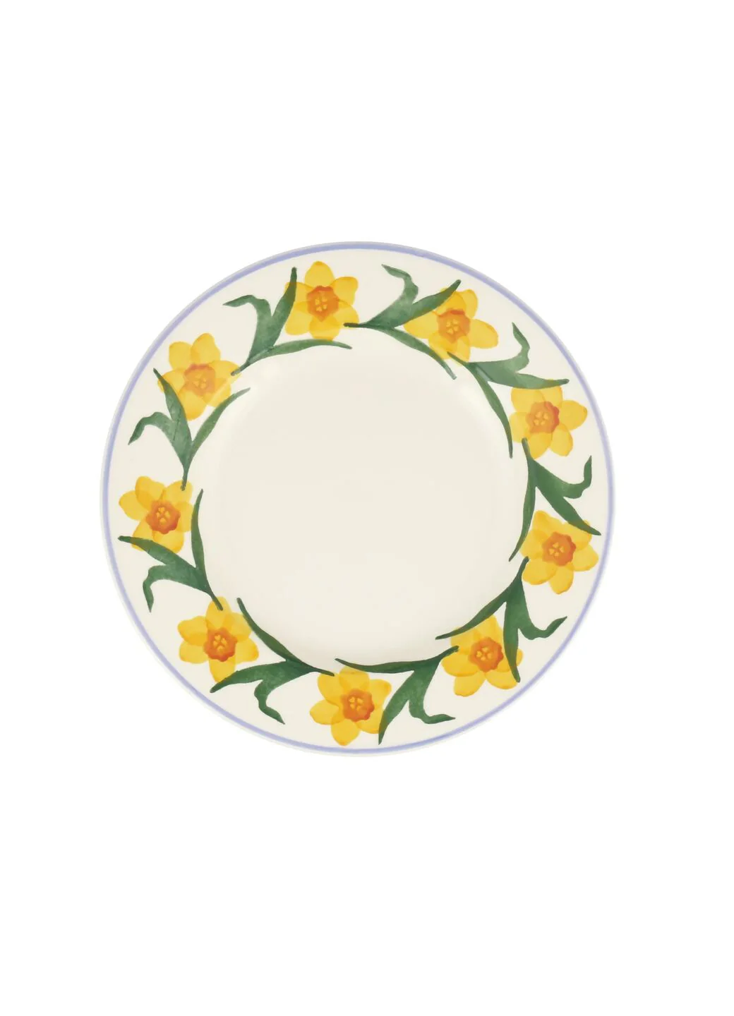Emma Bridgewater Windblown Daffodils Medium Dinner Plate 8.5 Inch Emma Bridgewater Windblown Daffodils Medium Dinner Plate 8.5 Inch
