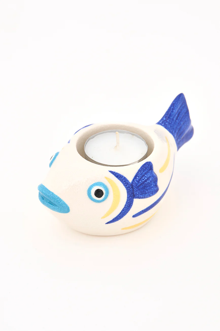 Batela Fish Shaped Candle Holder Batela Fish Shaped Candle Holder