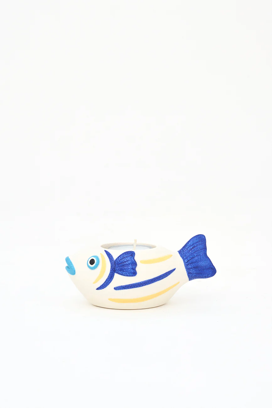 Batela Fish Shaped Candle Holder Batela Fish Shaped Candle Holder