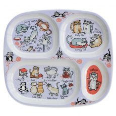Tyrrell Katz Cats Divider Plate Tyrrell Katz Cats Divider Plate
