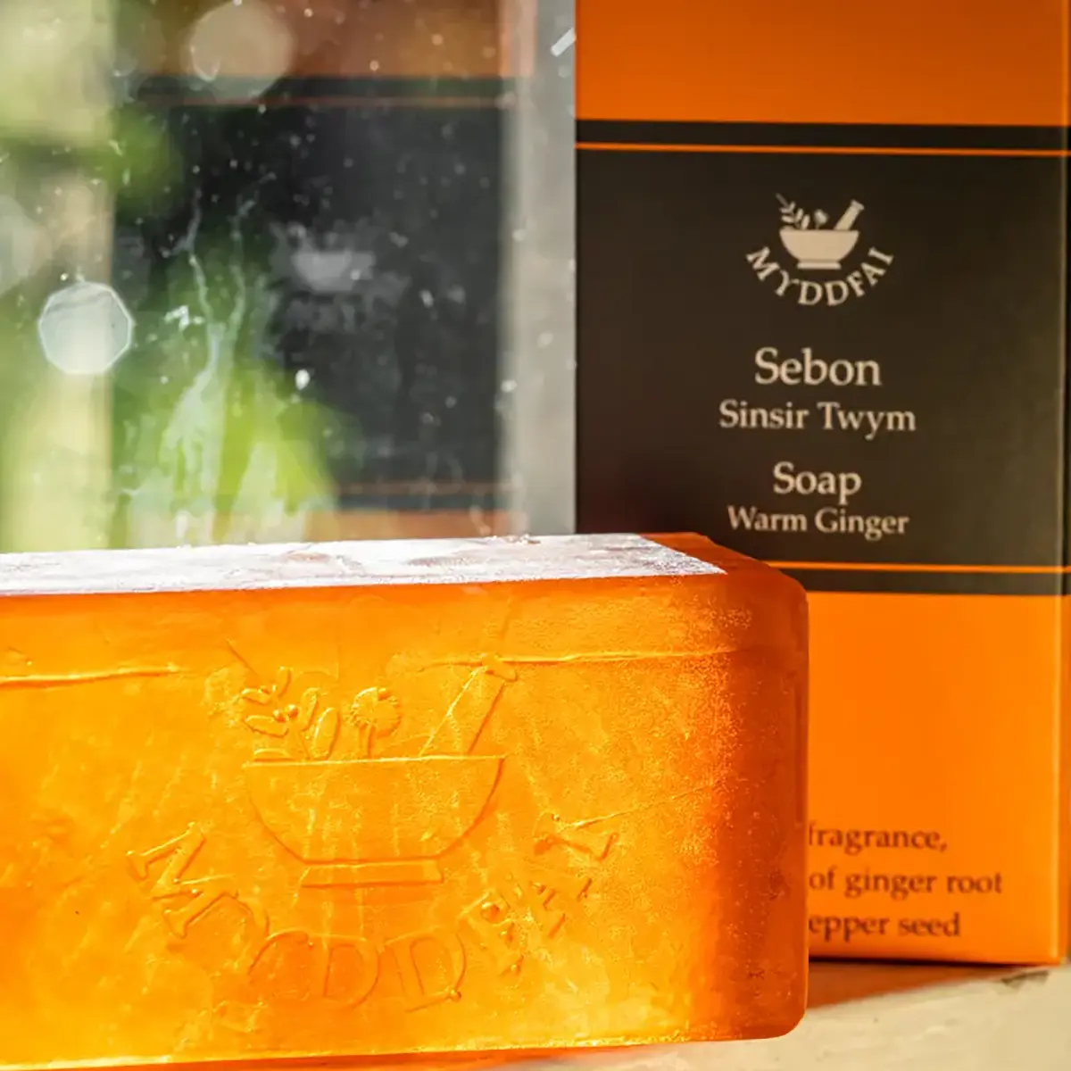 Myddfai Sinsir Twym / Warm Ginger Soap 220g Myddfai Sinsir Twym / Warm Ginger Soap 220g