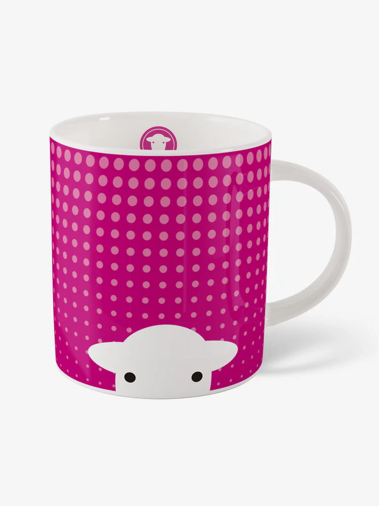 Herdy Peep in The Rain Mug - Pink Herdy Peep in The Rain Mug - Pink