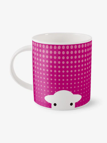 Herdy Peep in The Rain Mug - Pink Herdy Peep in The Rain Mug - Pink