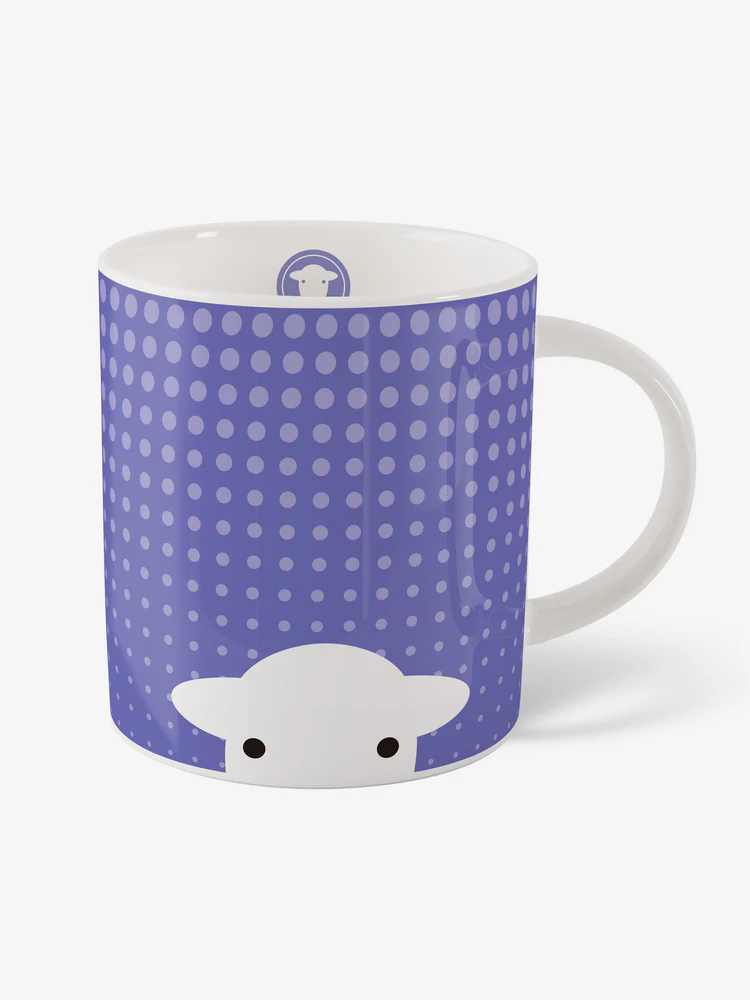 Herdy Peep in The Rain Mug - Purple Herdy Peep in The Rain Mug - Purple