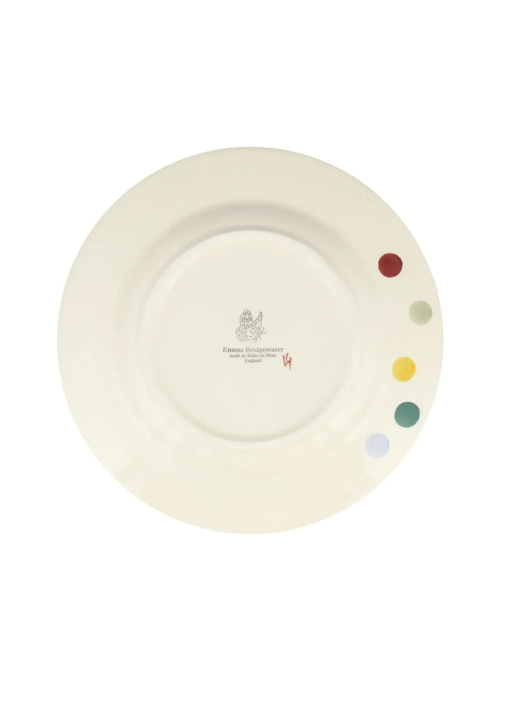 Emma Bridgewater Polka Dot Medium Dinner Plate 8.5 Inch Emma Bridgewater Polka Dot Medium Dinner Plate 8.5 Inch