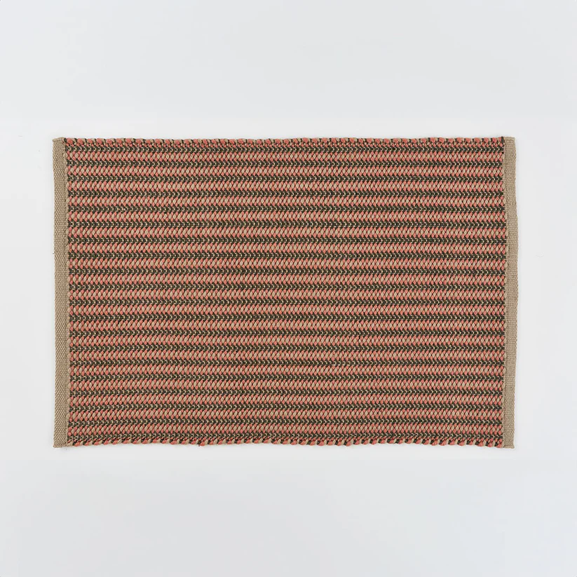 Weaver Green Dartmouth Pamplemousse Stripe Rug 90x60cm