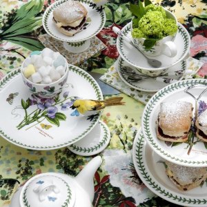 Portmeirion Botanic Garden Square Tea for One 15 oz