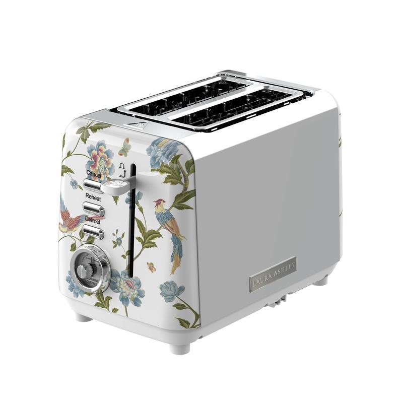 VQ Laura Ashley 2-Slice Toaster - Elveden White