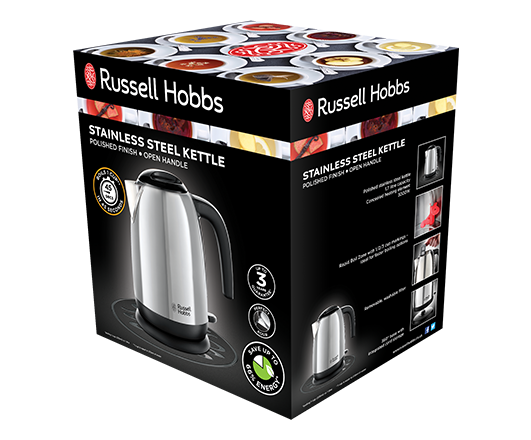 Russell Hobbs Adventure Kettle Polished | Buy Online Here - Portmeirion ...