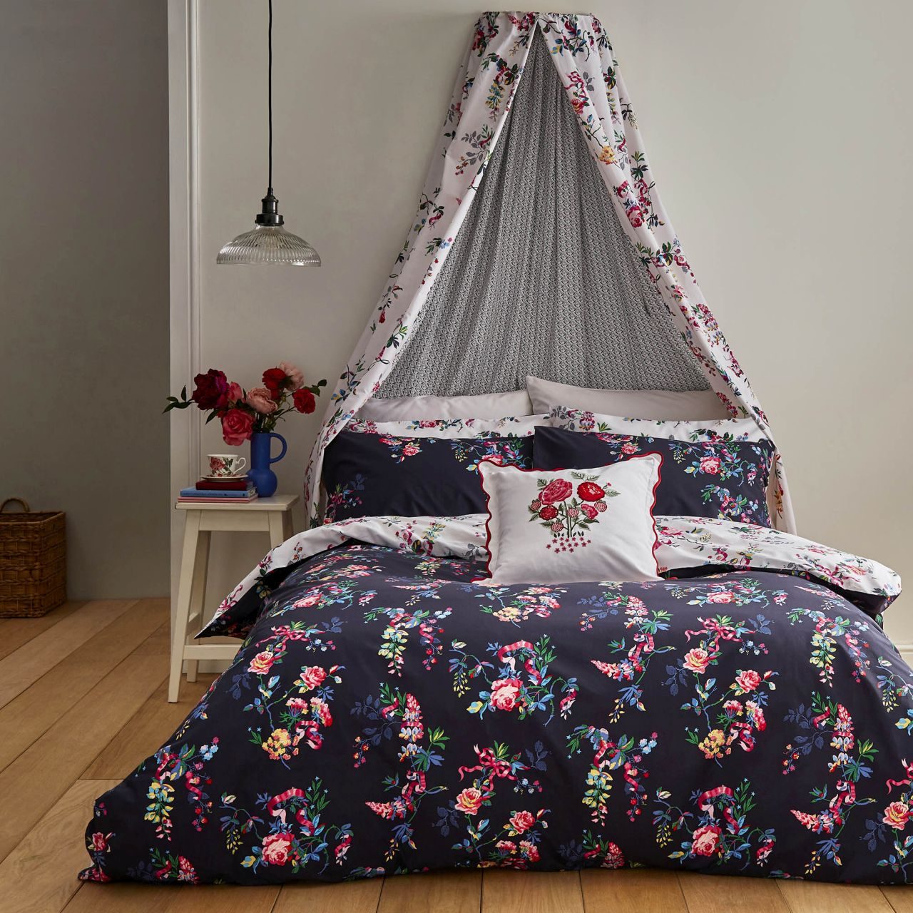 CATH authentic KIDSTON SHABBY CHIC KING ROSE SHEET SET