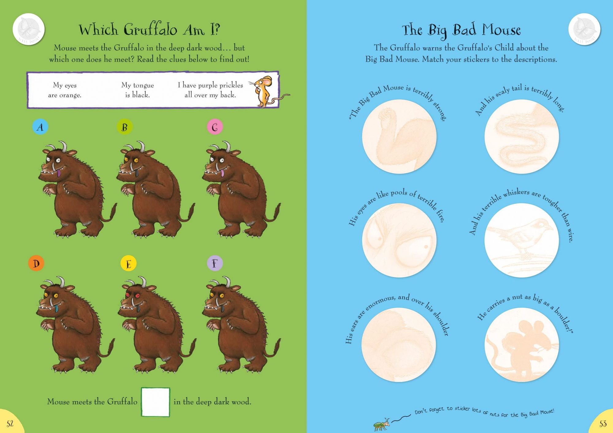 The Gruffalo And Friends Super Sticker Book | At Portmeirion Online ...