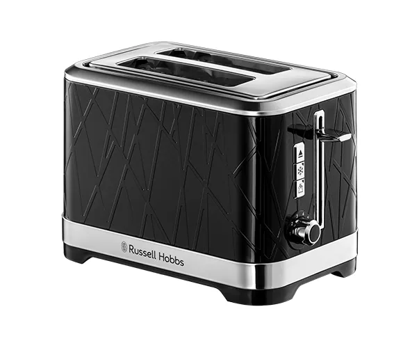 Russell Hobbs Structure Black 2 Slice Toaster | At Portmeirion Online ...