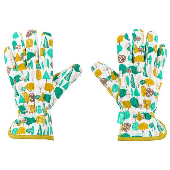 orla kiely gardening gloves