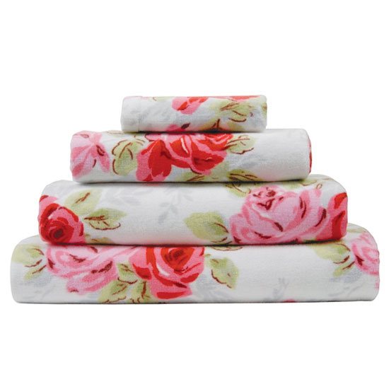 Antique Rose Bouquet Bath Sheet