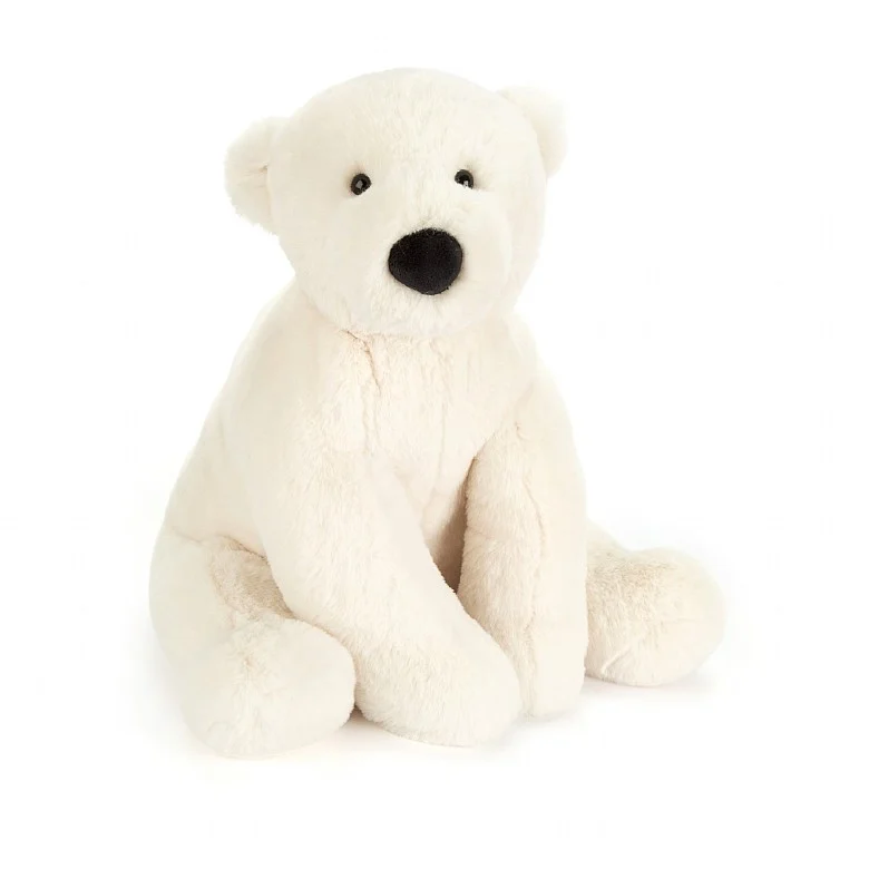 large plush polar bear