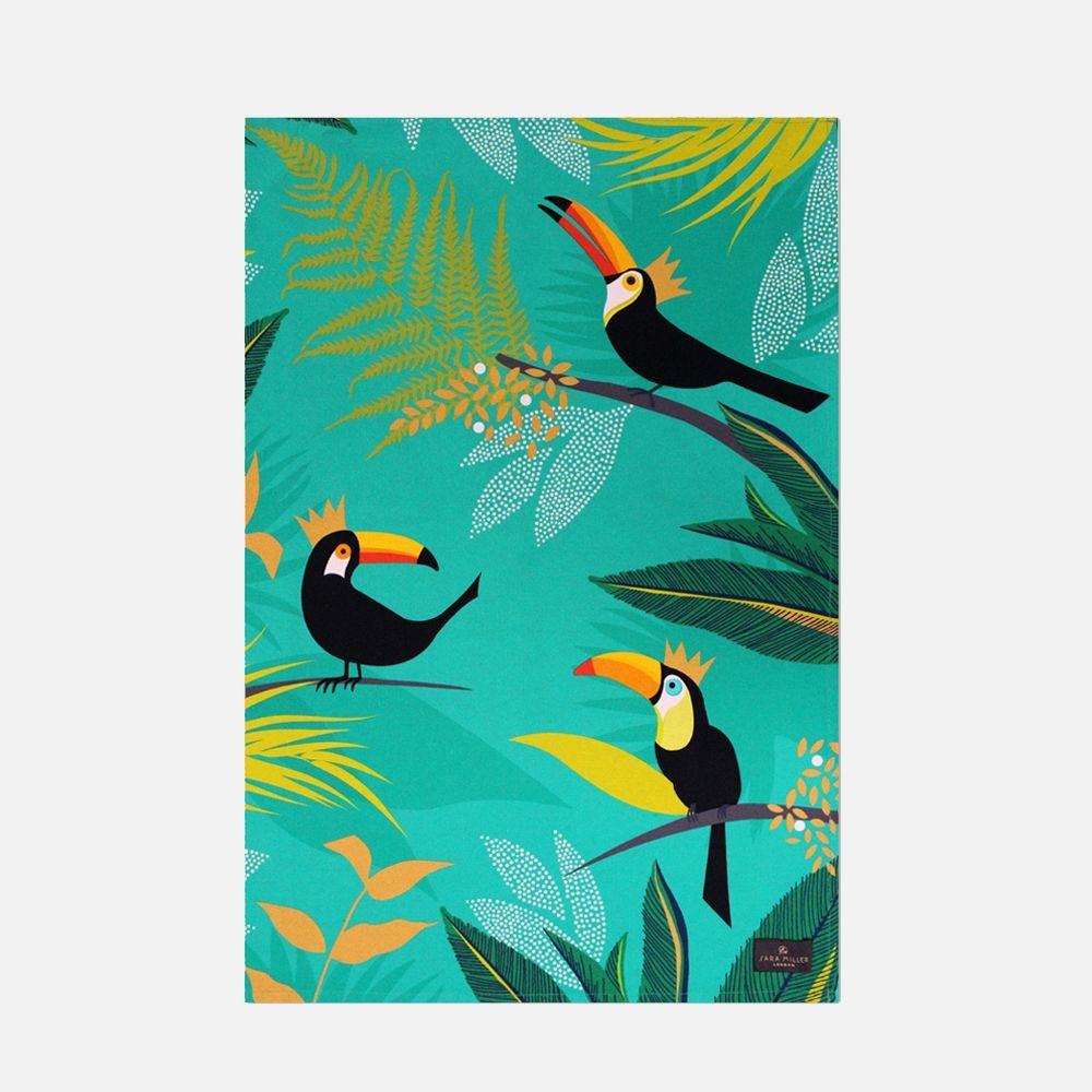 Sara Miller London Toucan Tea Towel | Buy Online Here - Portmeirion Online