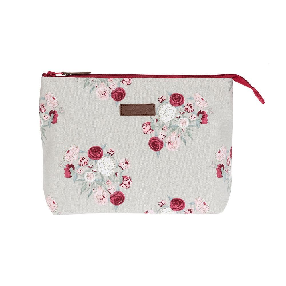 Sophie Allport Peony Canvas Wash Bag | Buy Online Here - Portmeirion Online