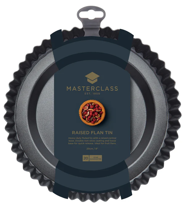 MasterClass Non-Stick Raised Flan Tin, 20cm MasterClass Non-Stick Raised Flan Tin, 20cm