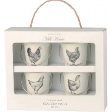 Vintage Hens Egg Cup Pails