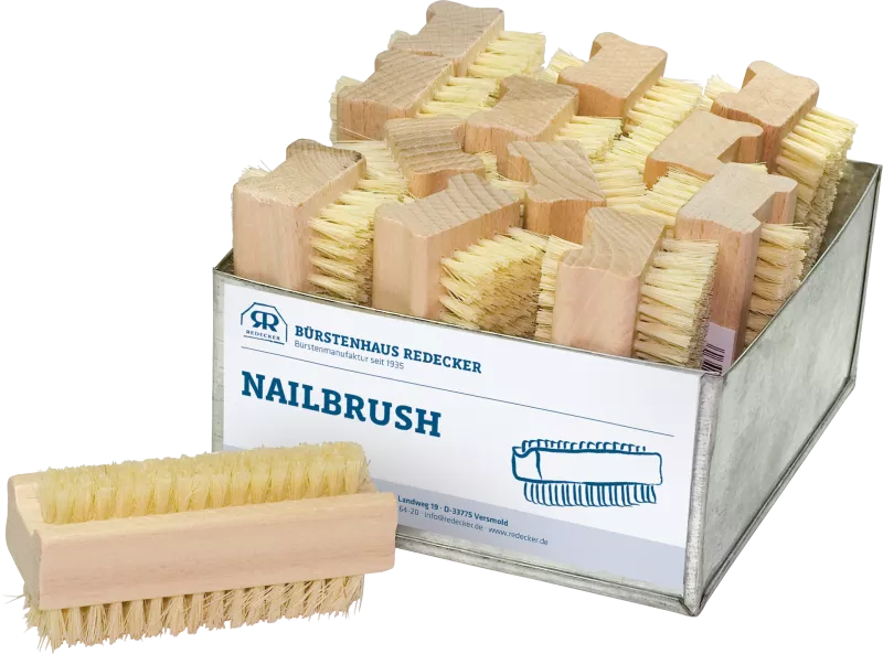 Redecker Nail Brush Untreated Beechwood Redecker Nail Brush Untreated Beechwood
