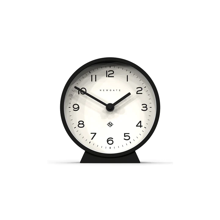 Newgate M Mantel Echo Clock | Cave Black