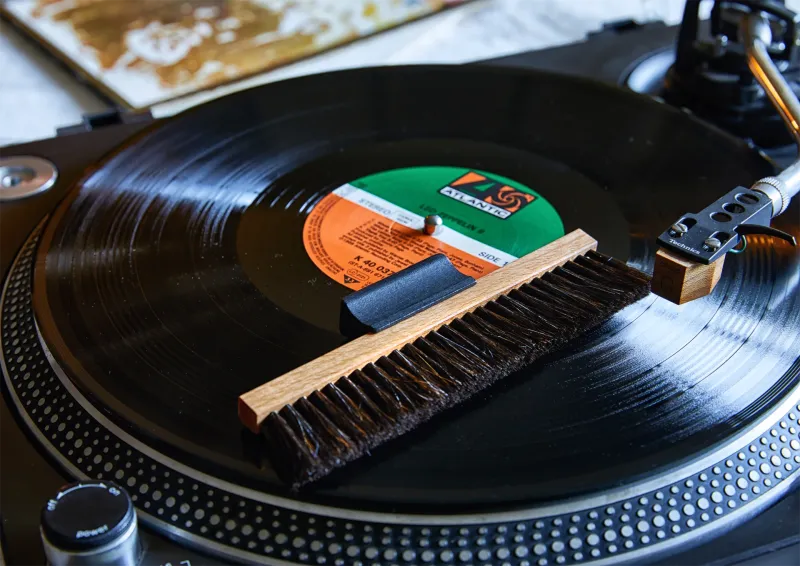 Redecker Phonograph Record Brush Redecker Phonograph Record Brush