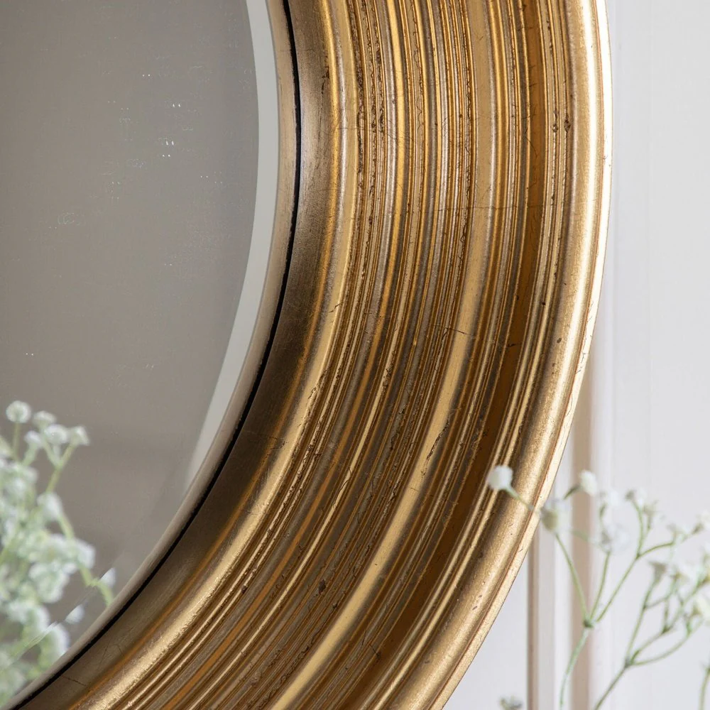 CARYS Round Mirror Gold