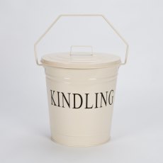 Inglenook Cream Kindling Bucket with Lid Inglenook Cream Kindling Bucket with Lid