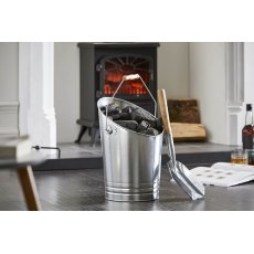 Inglenook Galvanised Bucket and Shovel With Wooden Handle Inglenook Galvanised Bucket and Shovel With Wooden Handle