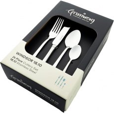 Grunwerg Windsor 18/10 24 Piece Cutlery Set