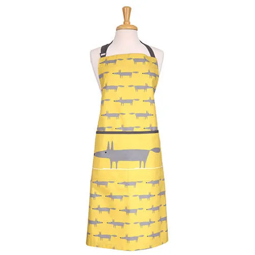 Scion Living Mr Fox Yellow Apron Scion Living Mr Fox Yellow Apron